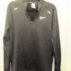 Nike Men's Black Quarter-Zip Jacket
